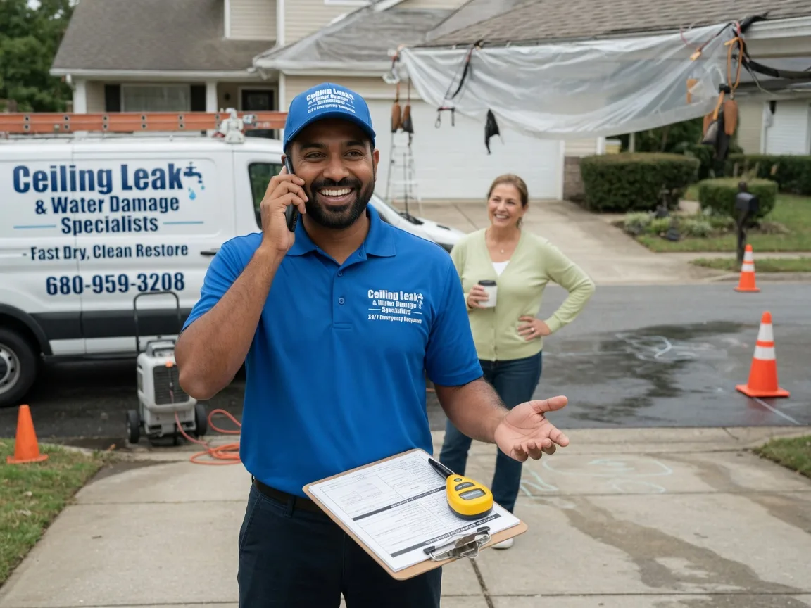 Ceiling Leak Cleanup Sims, NC FAQs